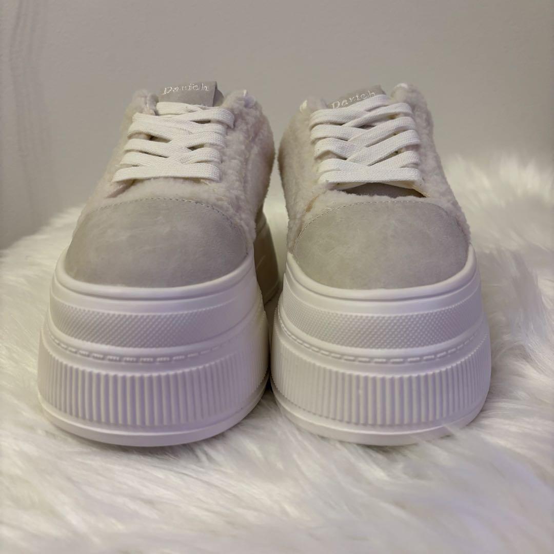未使用級☆ Darich ダーリッチ　プラットフォーム ボア 厚底 スニーカー