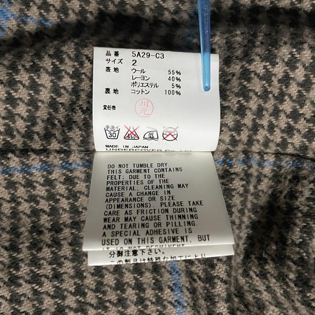 2005AW UNDERCOVER arts期 wool long coat