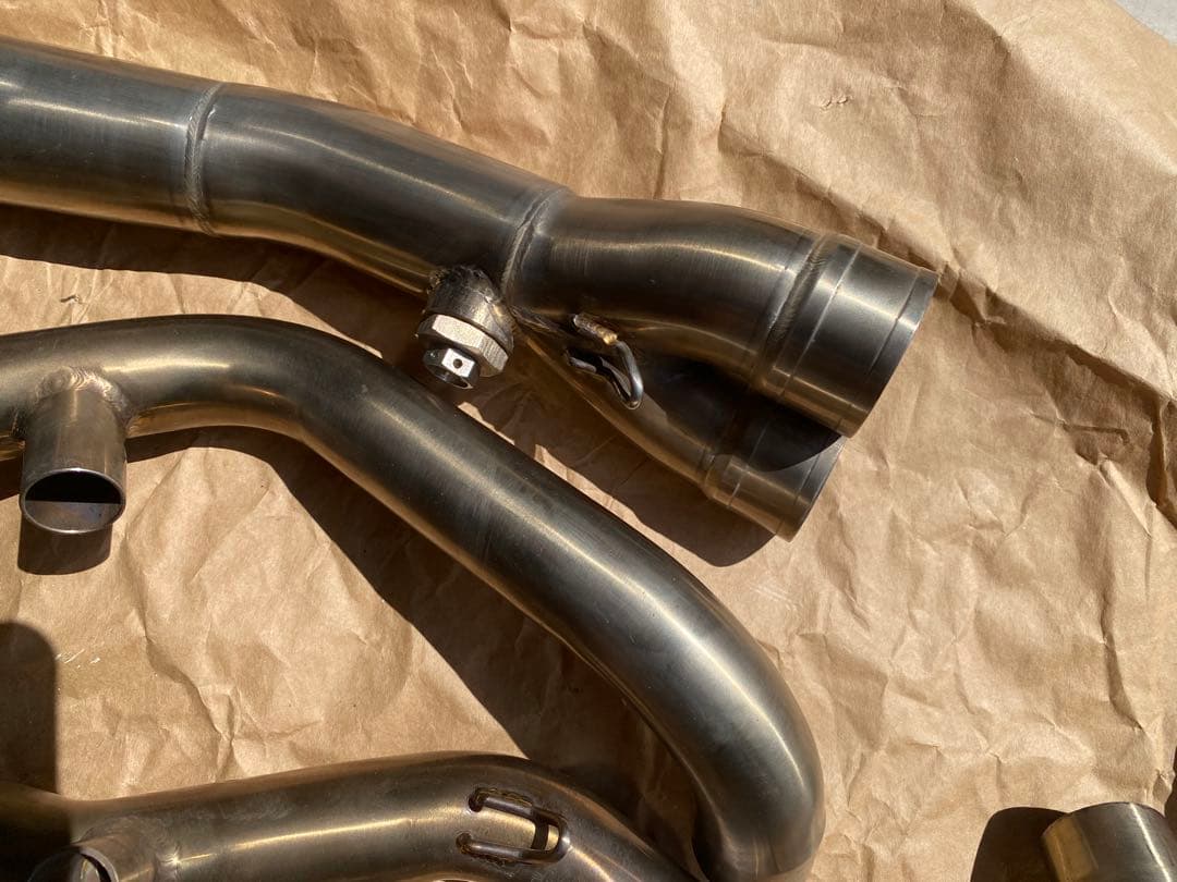 ZX25R用 LCI Parts ショートカーボンフルエキマフラー