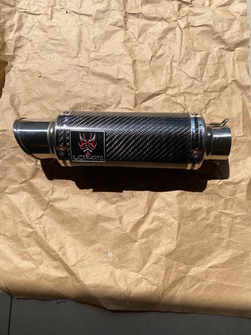 ZX25R用 LCI Parts ショートカーボンフルエキマフラー