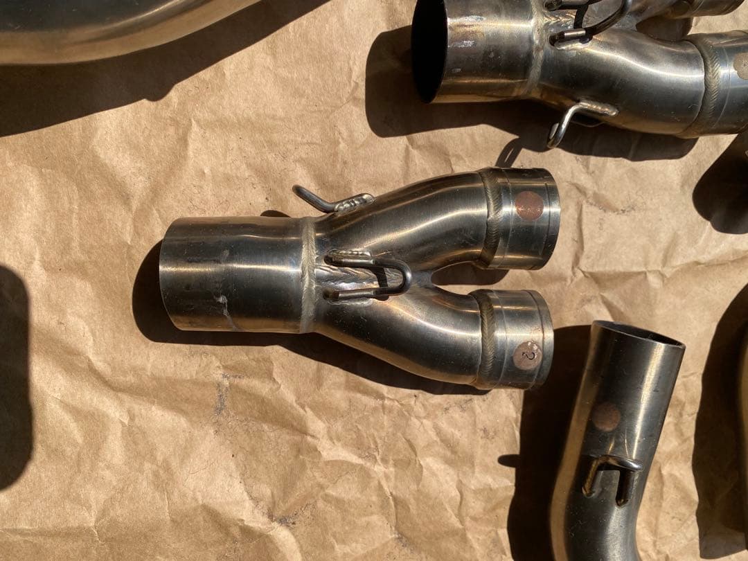 ZX25R用 LCI Parts ショートカーボンフルエキマフラー