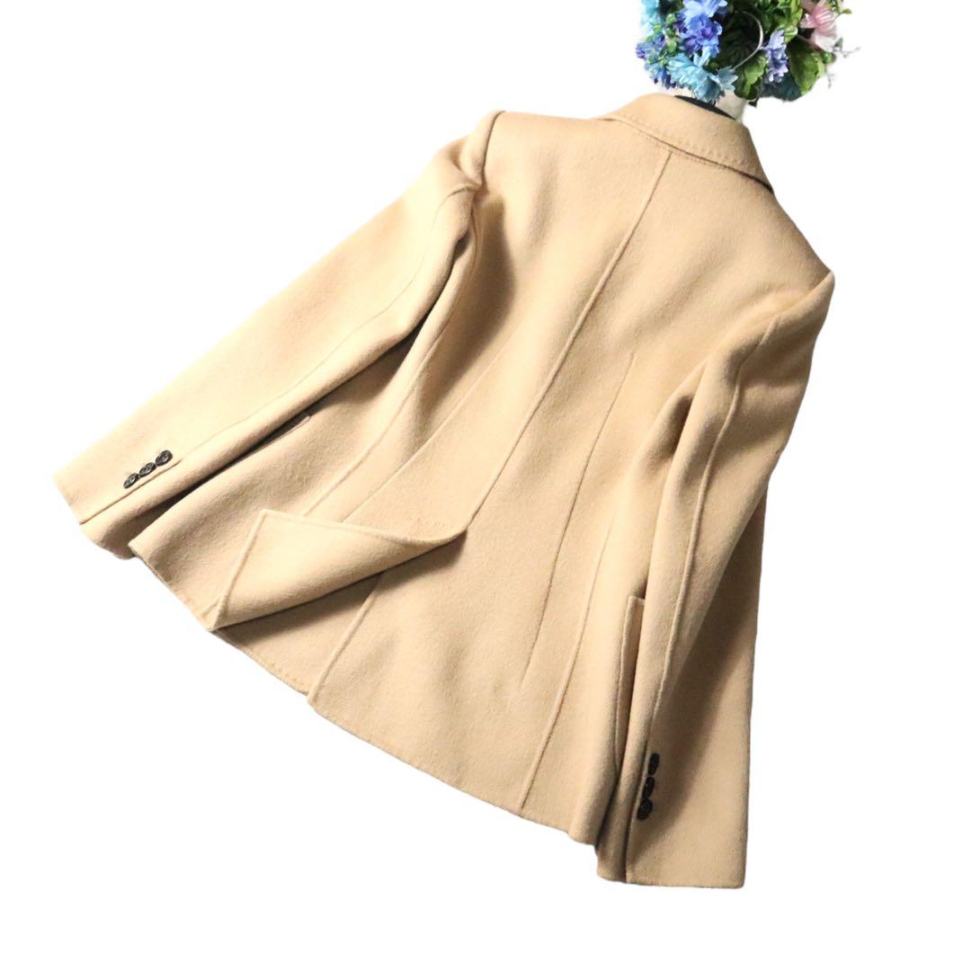 MaxMaraクチートアマーノ　ダブルフェイス　ショートコートキャメルジャケット