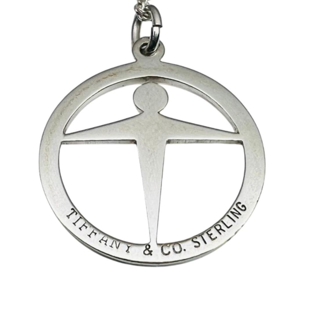 【極美品】TIFFANY ネックレス マンパワー 希少 ヴィンテージ シルバー