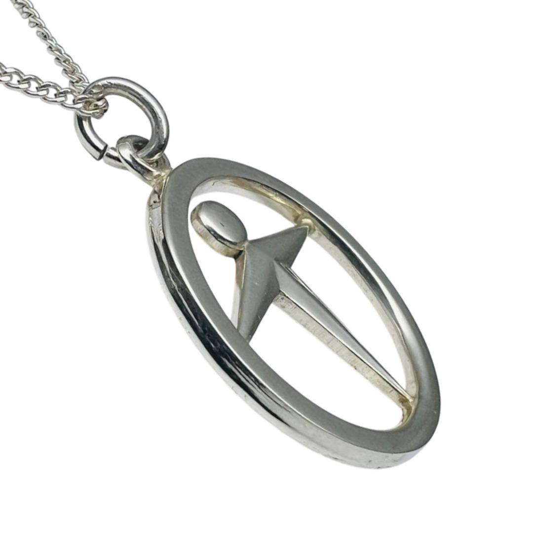 【極美品】TIFFANY ネックレス マンパワー 希少 ヴィンテージ シルバー