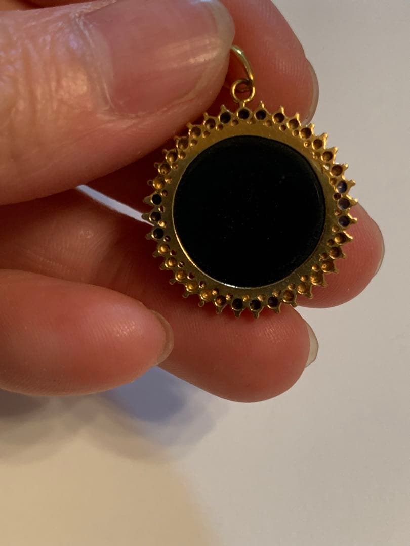 k18カメオネックレストップ