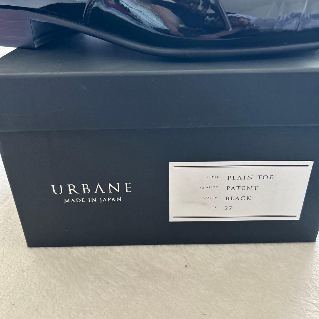 URBANE プレーン トゥ ブラック 27