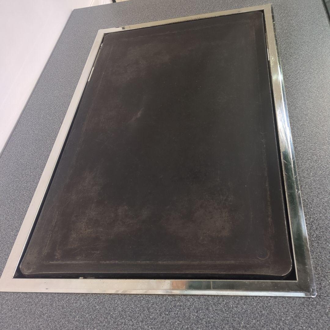 鉄板焼きテーブル　座卓　折りたたみ　92×62㎝　中古　天然ガス