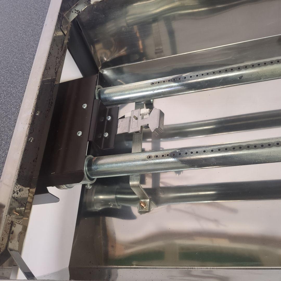 鉄板焼きテーブル　座卓　折りたたみ　92×62㎝　中古　天然ガス