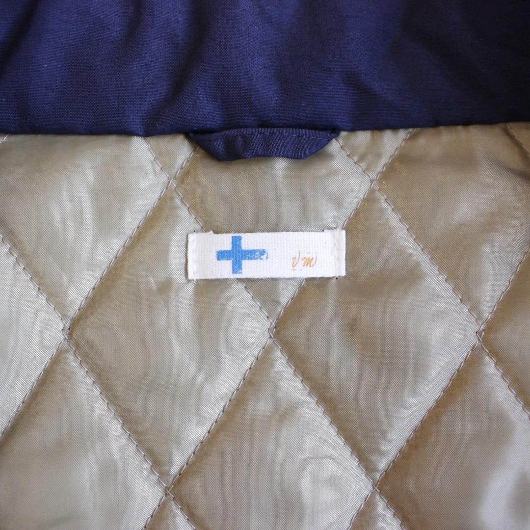 Vim 中綿ジャケット 22AW Sサイズ ネイビー シェルボタン サンダル