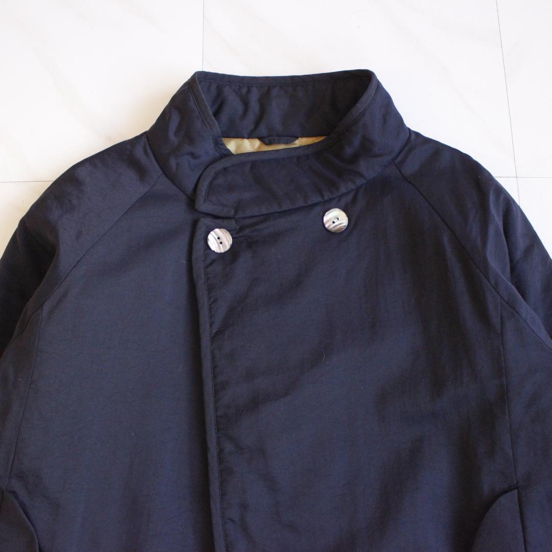 Vim 中綿ジャケット 22AW Sサイズ ネイビー シェルボタン サンダル