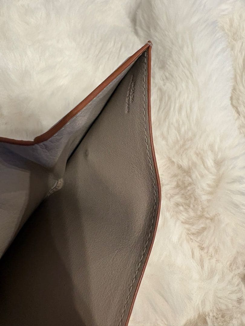 LOEWE 三つ折り財布 グレー