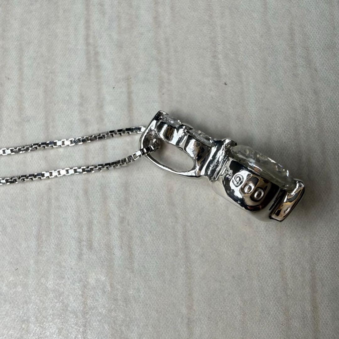 プラチナ　900 850 ダイヤモンド　トリロジー　ネックレス　0.51ct