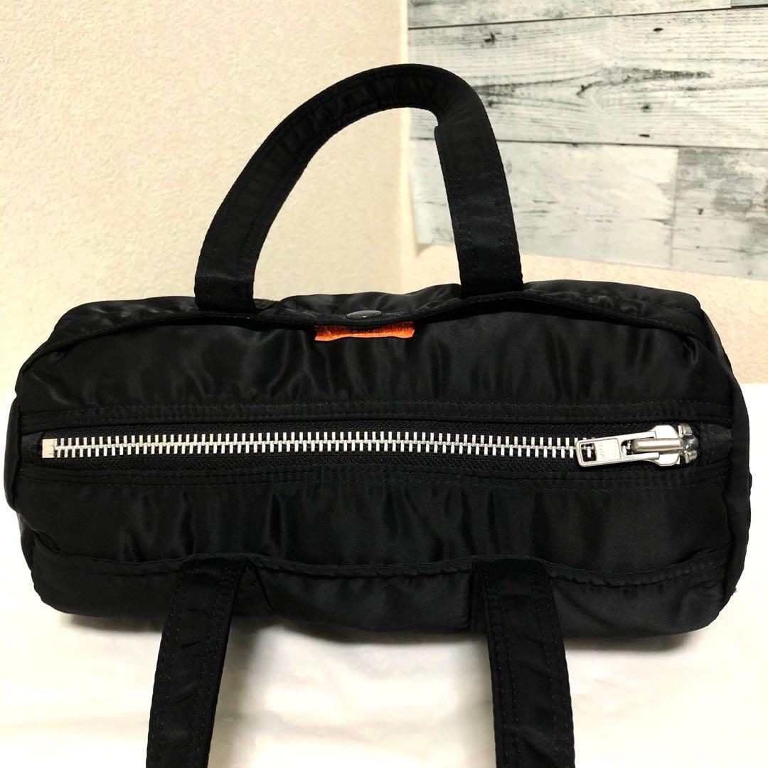 未使用級✨ポーター タンカー ミニダッフルS ハンドバッグ ドラムバック 黒