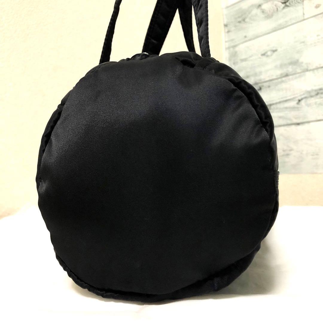 未使用級✨ポーター タンカー ミニダッフルS ハンドバッグ ドラムバック 黒