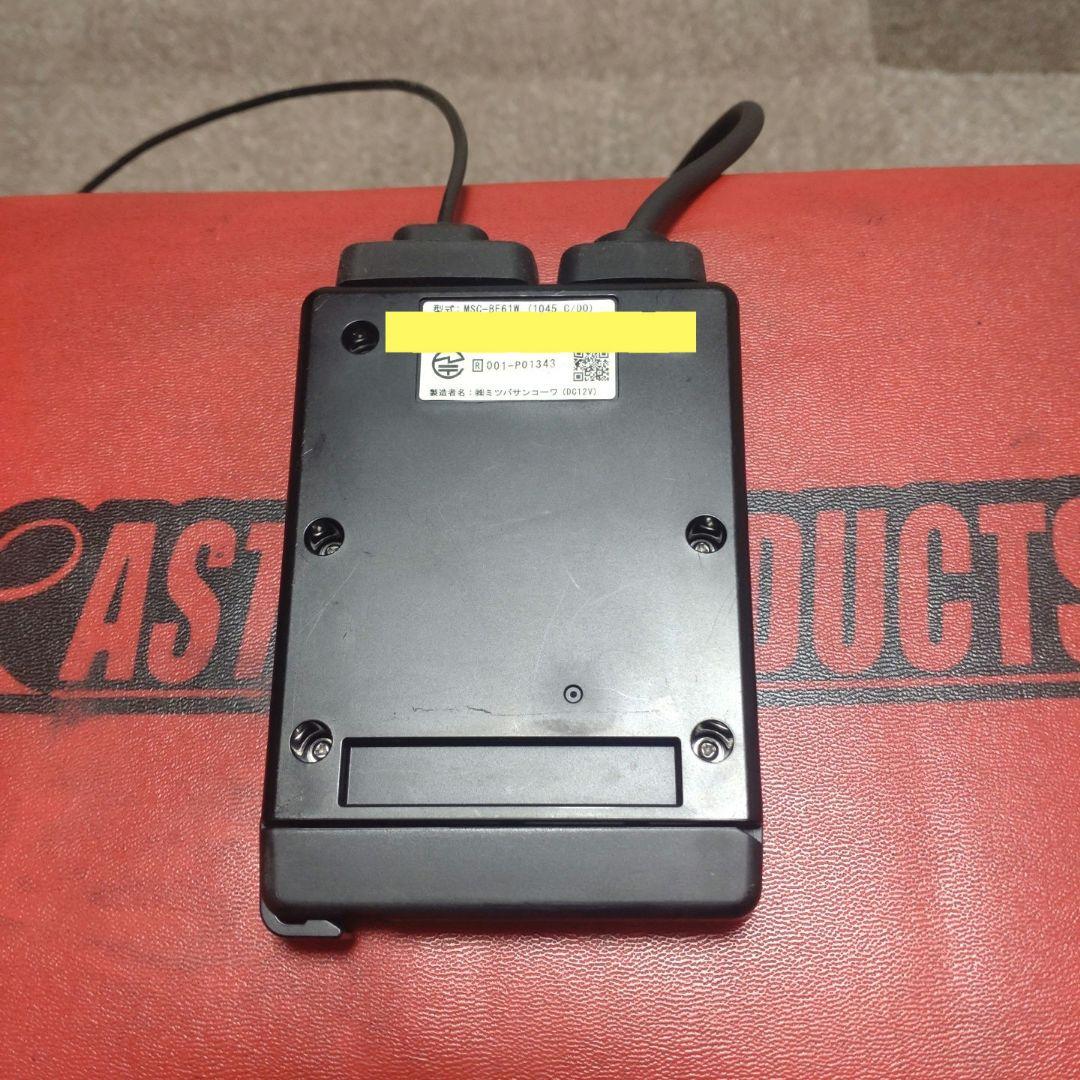 バイク用　ETC　車載器　ミツバ　BE61W　（検索用）ETC2.0　1092