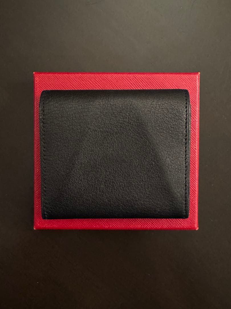 【美品】Cartier 二つ折り財布&ケースセット　ブラック レザー