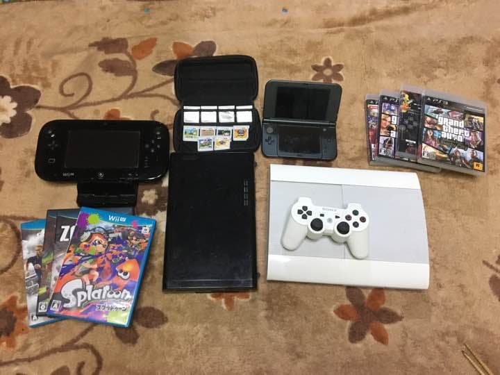 wiiu&new3dsLL&ps3&ソフトつき