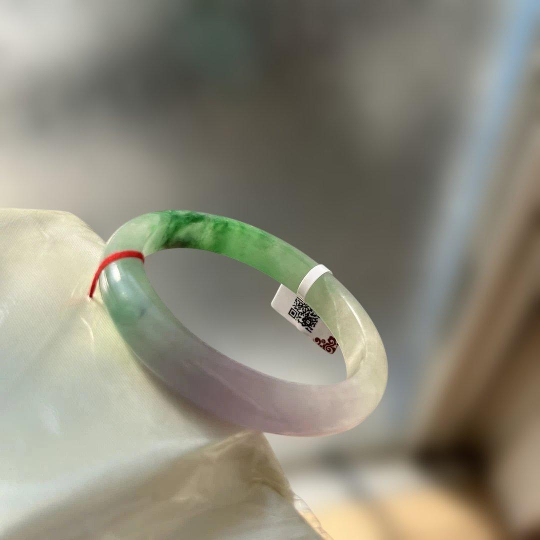 三彩翡翠バングル