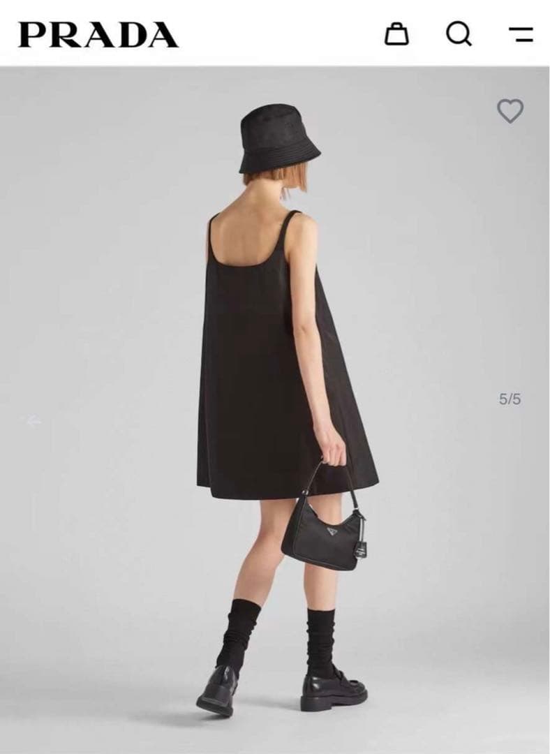 【PRADA】★美品★短い丈 ワンピース リナイロン