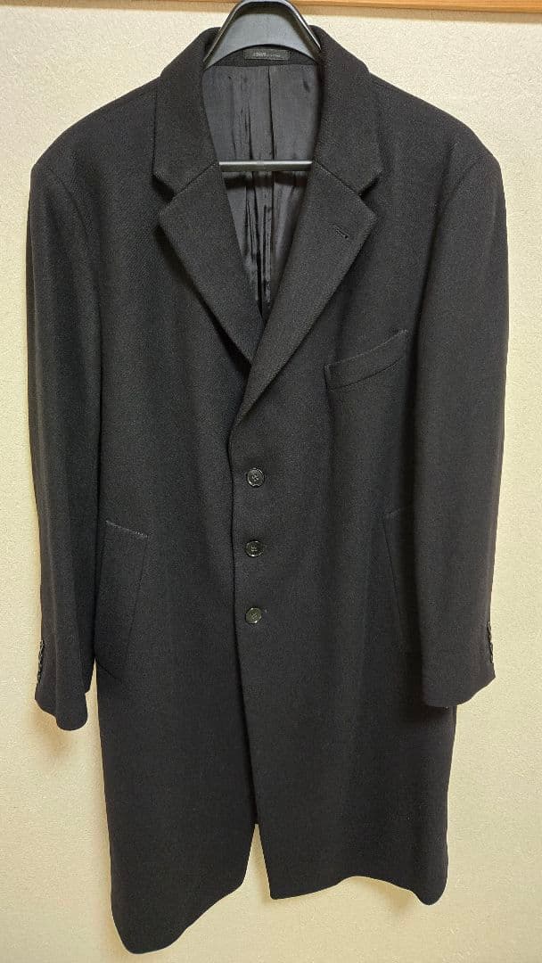 アルマーニ　ARMANI COLLEZIONI カシミヤ混チェスターコート