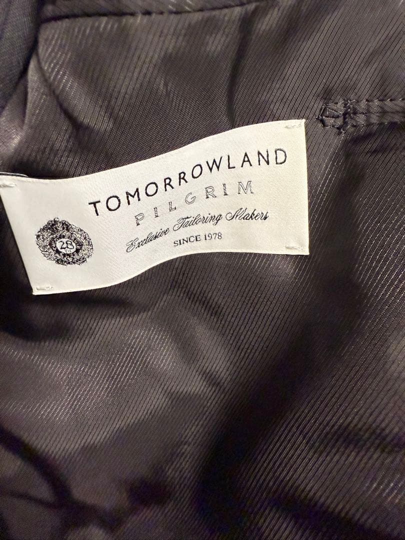 数回着用美品 トゥモローランド ピルグリム × ゼニア セットアップ スーツ