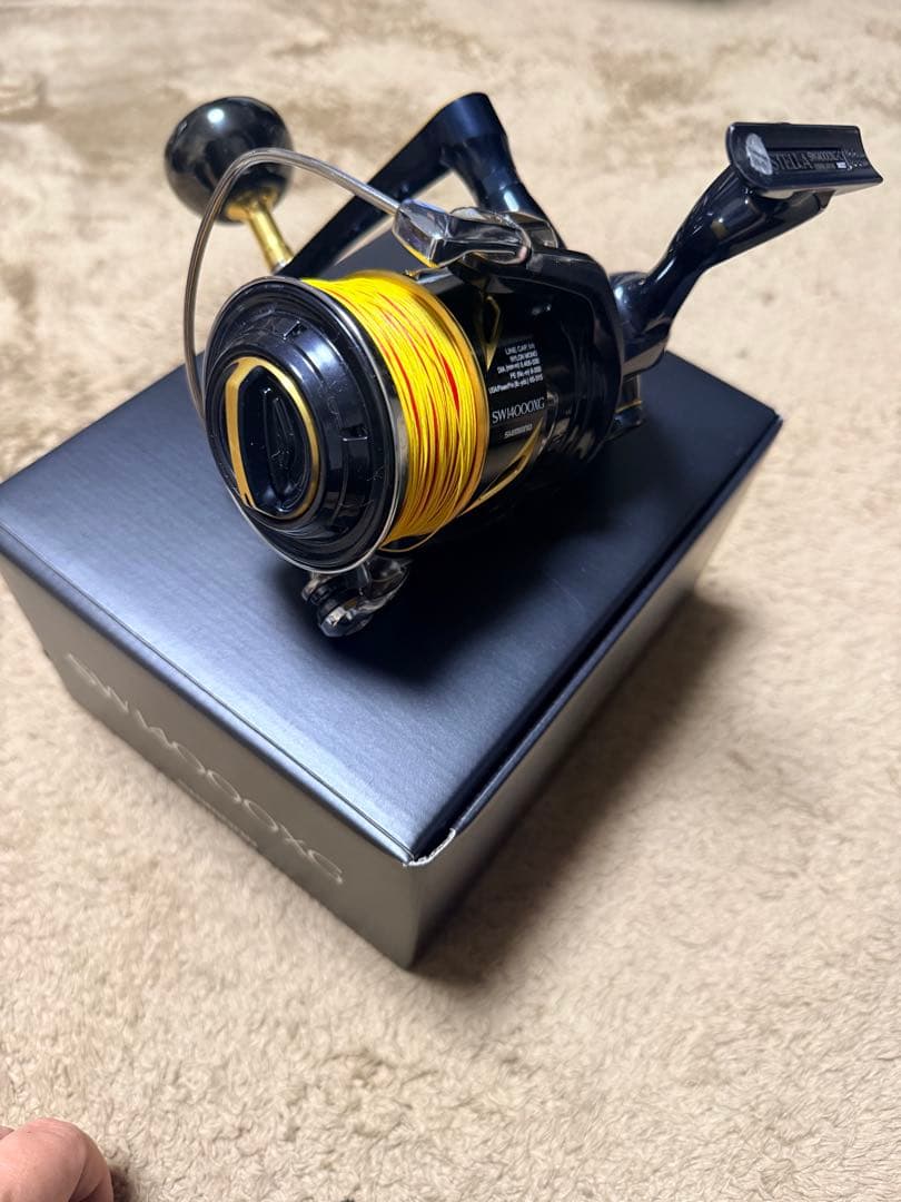 SHIMANO ステラ SW14000XG ゴメクサス製ノブ変更