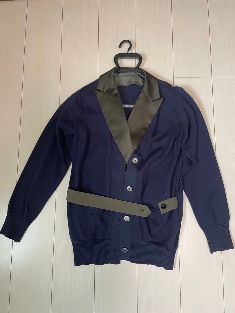sacai ドッキング　テーラードジャケット　カーディガン　ブルゾン