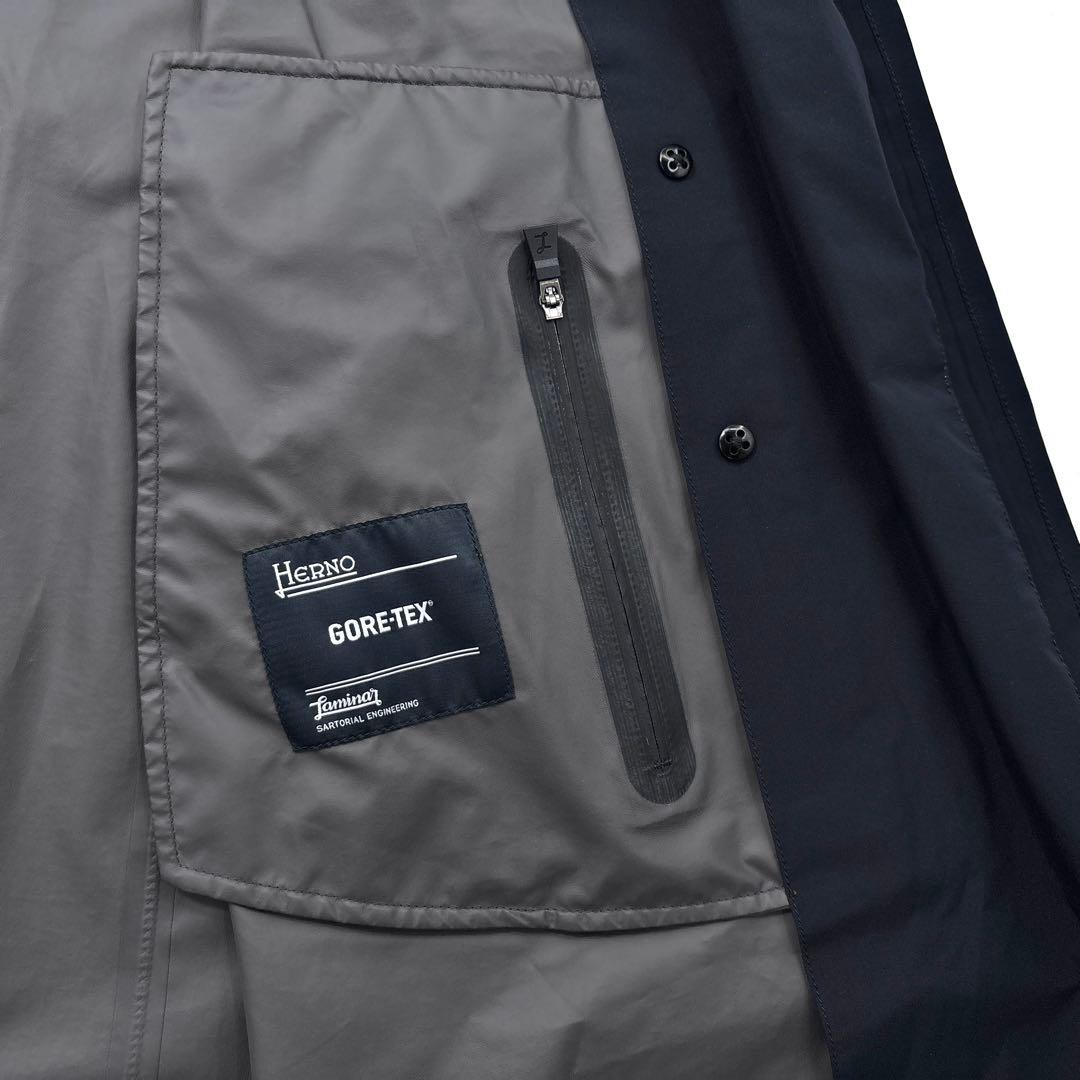 極美品】HERNO ヘルノ　トレンチコート　ゴアテックス　ロング　ラミナー
