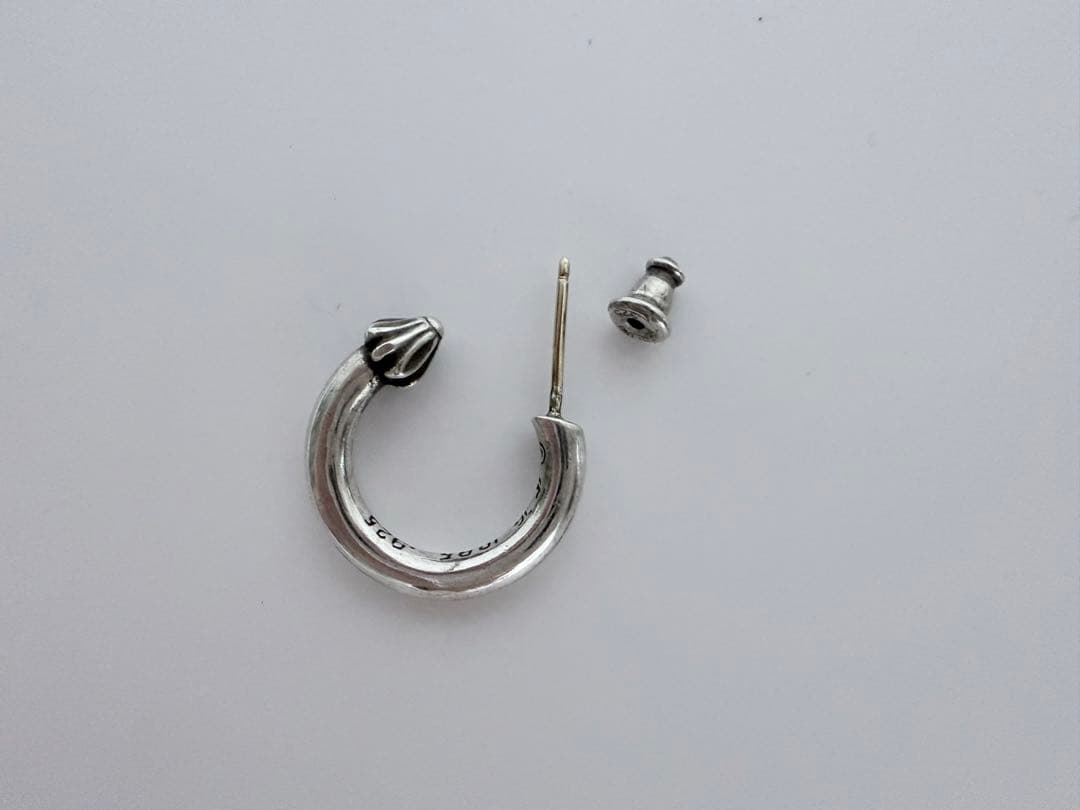 J&Y SYSTEM) 正品　クロームハーツフープ形　ピアス 片耳用