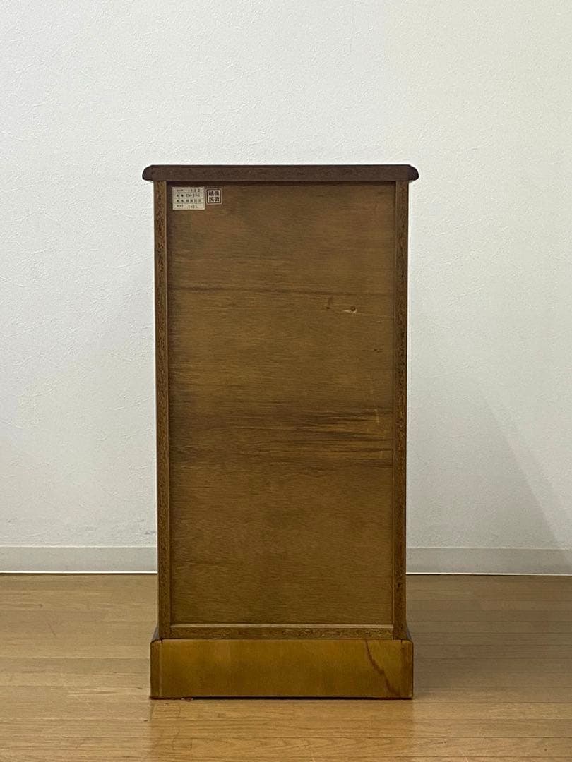 越後民芸 木製 チェスト 箪笥 引き出し 収納 5段