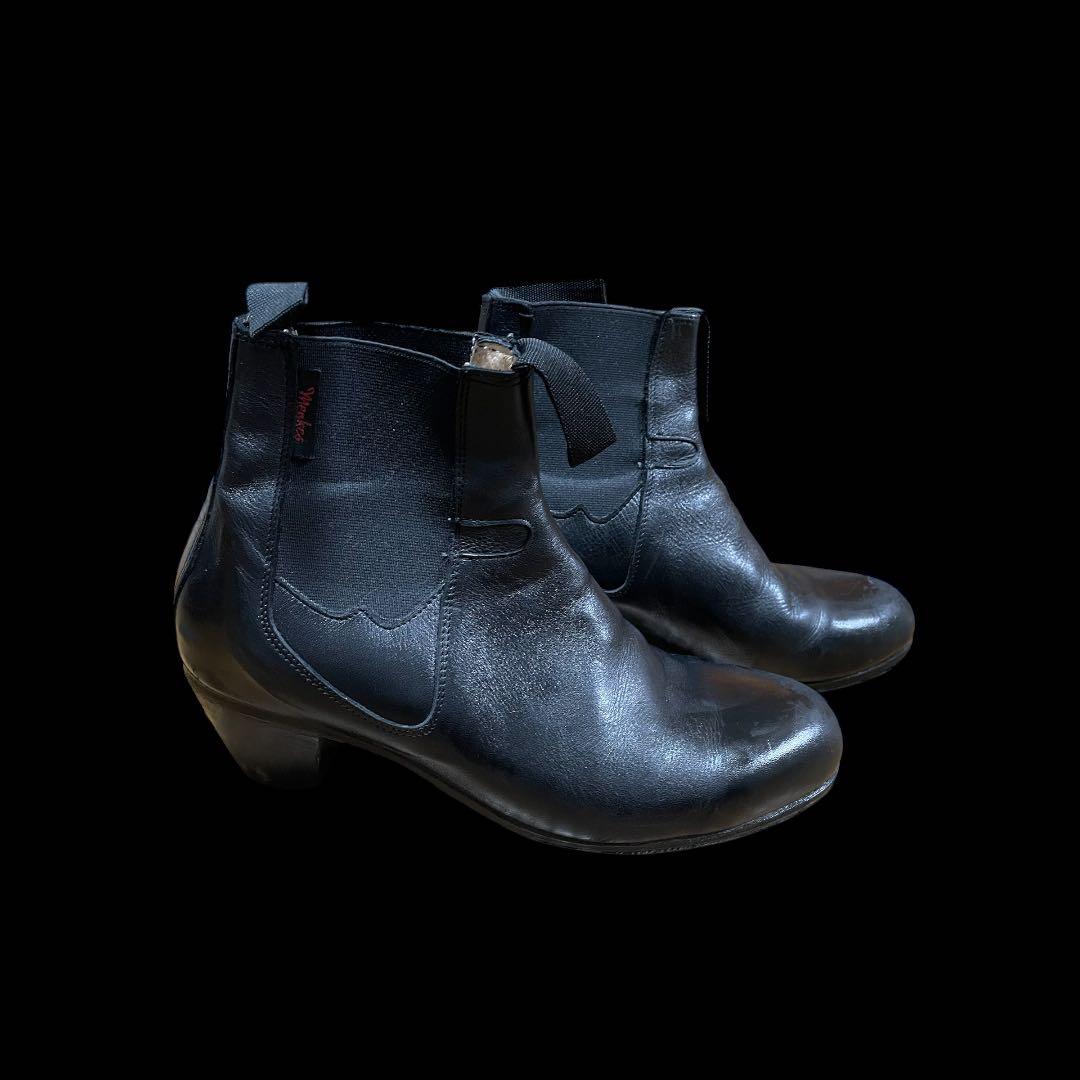 お正月セール　フラメンコ　ブーツ　ボタ　25センチ　メンケス