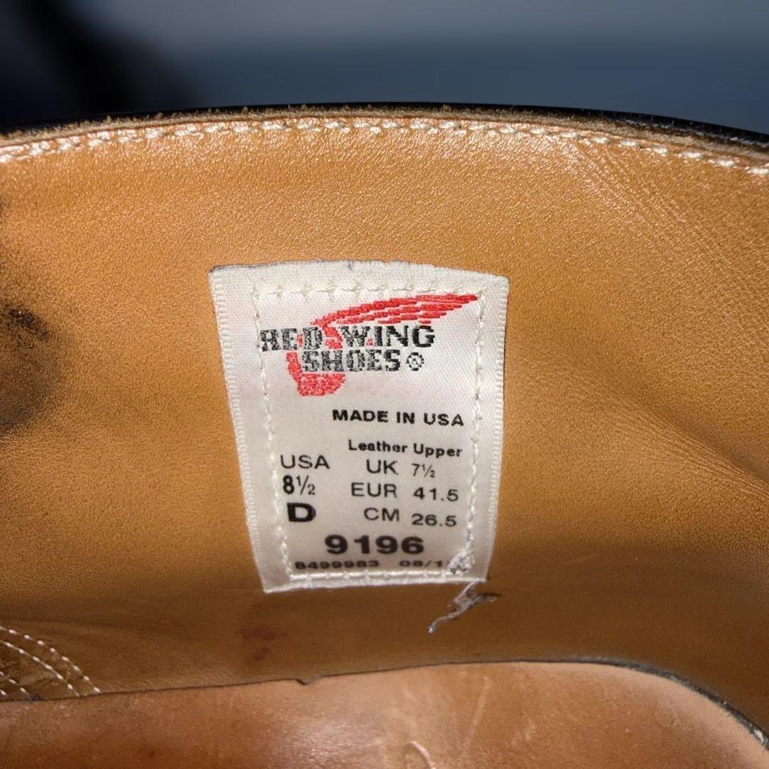 靴 RED WING 9196 POSTMAN CHUKKA(2ND) 8H