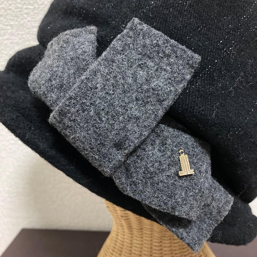 新品　ランバンオンブルー　LANVIN en Blue リボンハット