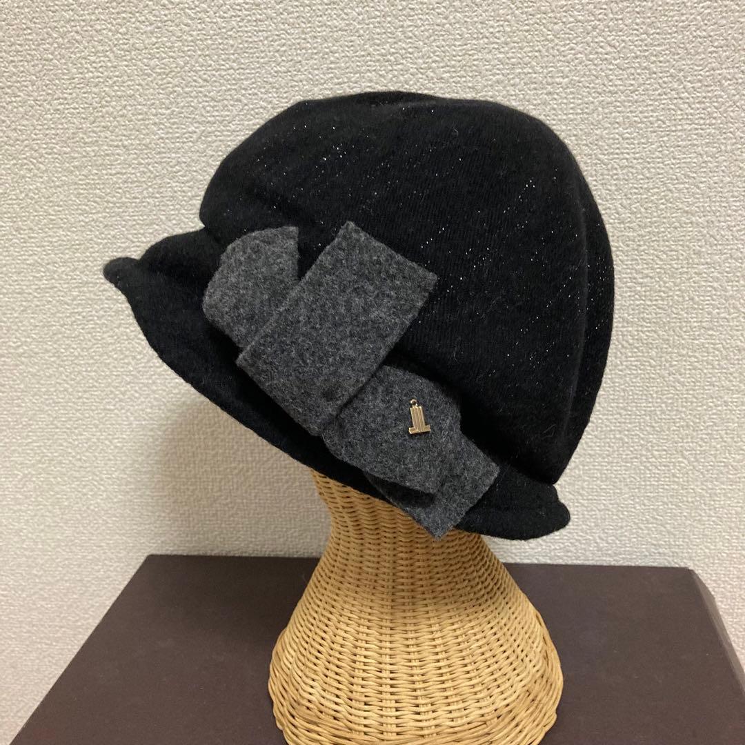 新品　ランバンオンブルー　LANVIN en Blue リボンハット