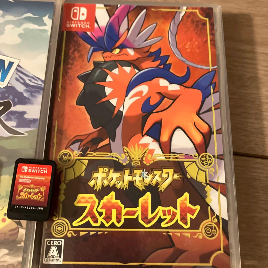 switch ポケモンza アルセウス　スカーレット　バイオレット　シールド