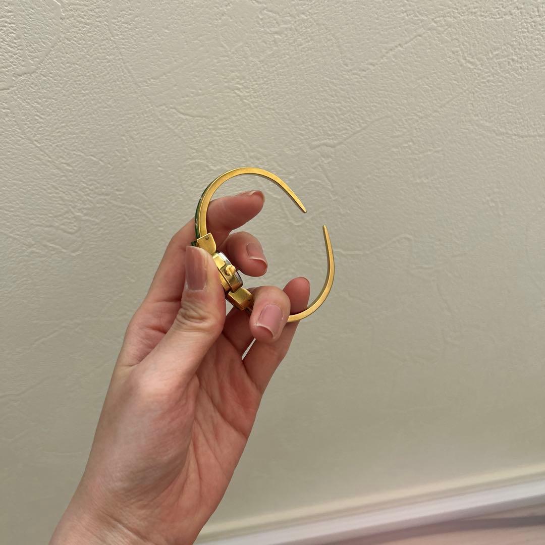 【美品】Chandler 17jewels 手巻き腕時計 バングル ブレスレット