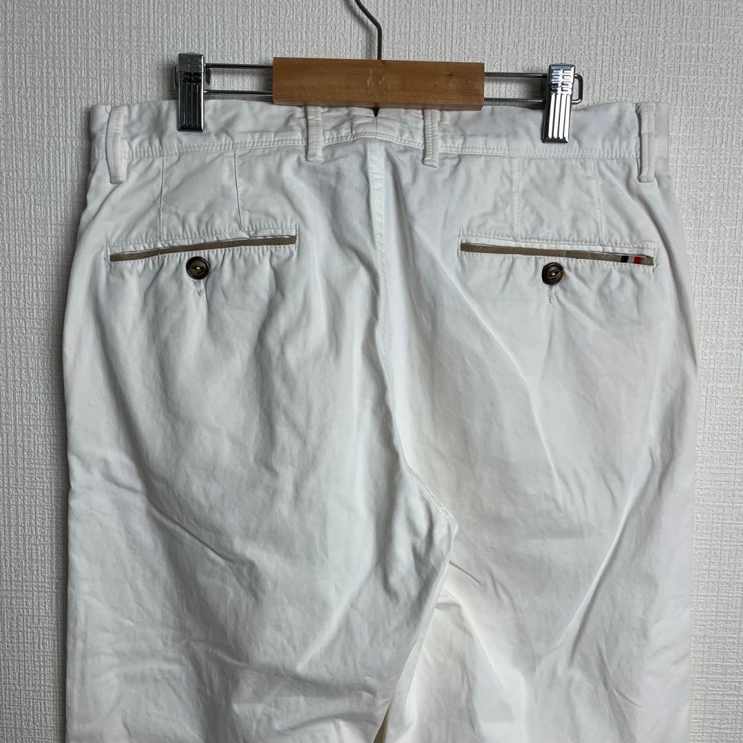 617 MONCLER 1952 ガーメントダイ白 46 上質ツイル 洗練仕上げ