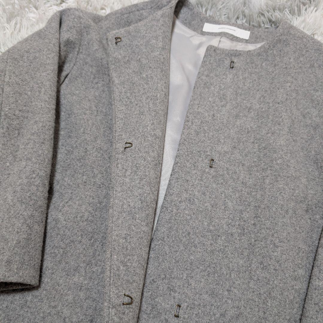 ジャーナルスタンダードロングフレアコートウール100%