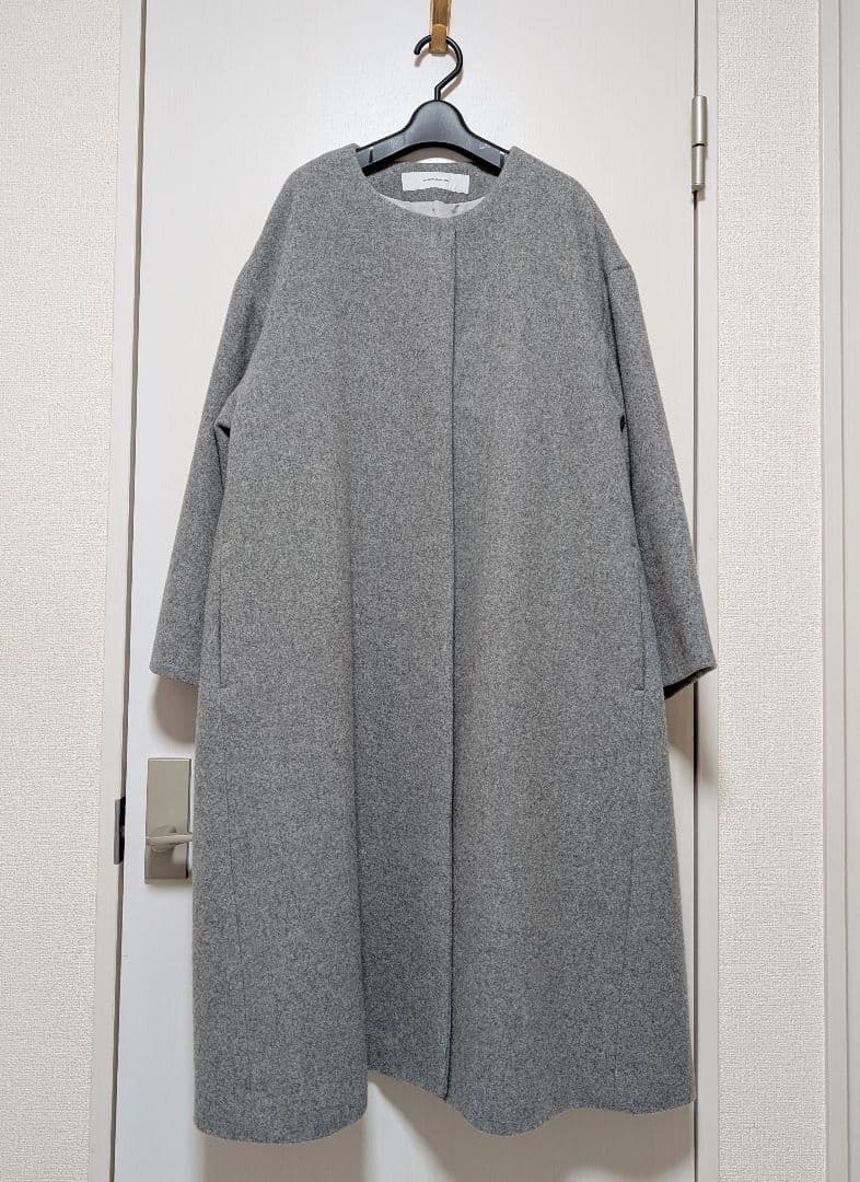 ジャーナルスタンダードロングフレアコートウール100%