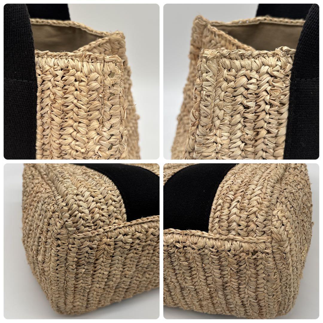 ヴィオラドーロ♡ トート ハンド ショルダー バッグ ラフィア 2WAY