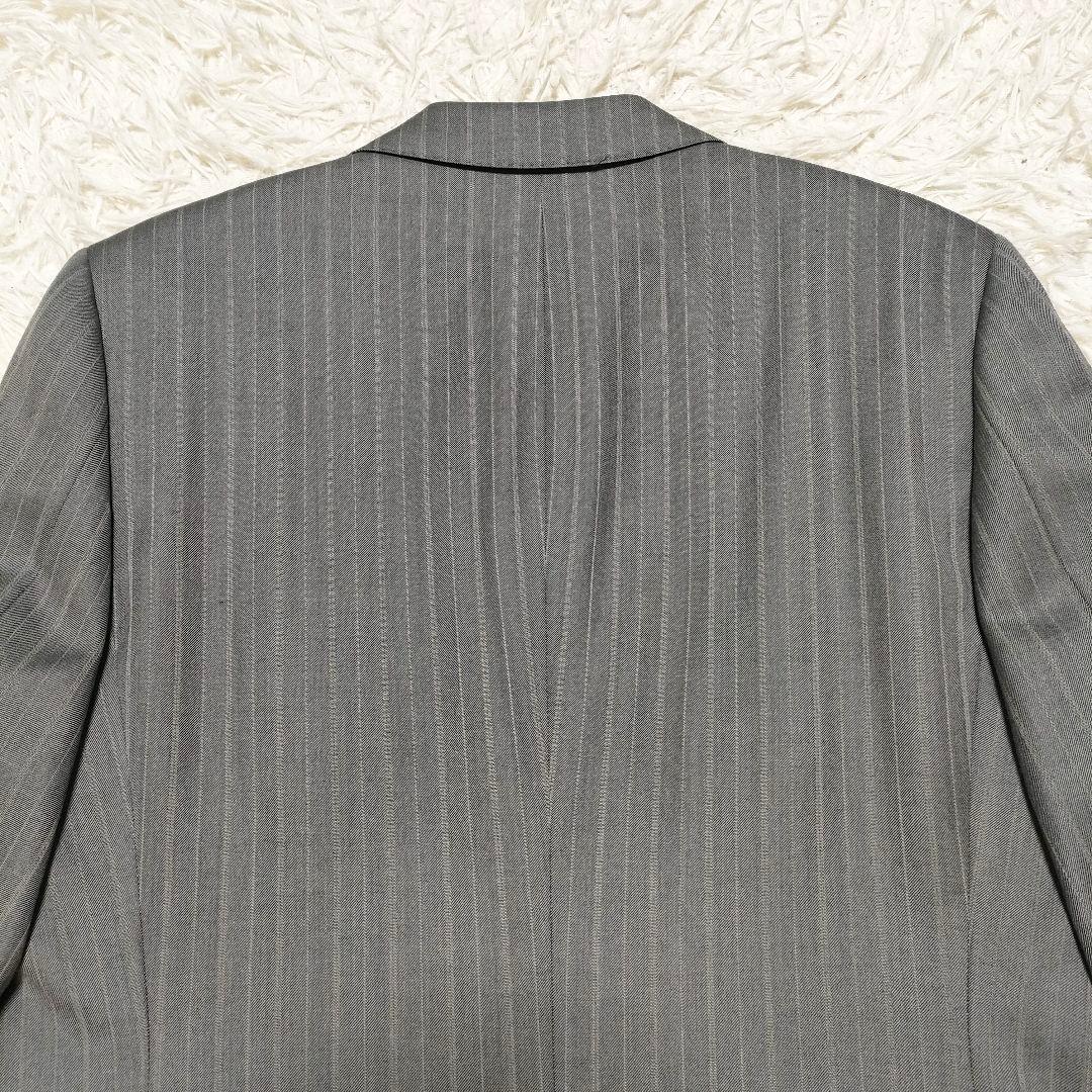 【シルク】コムサデモード　スーツ　シングル　光沢感　2B　総裏地　ウール　メンズ