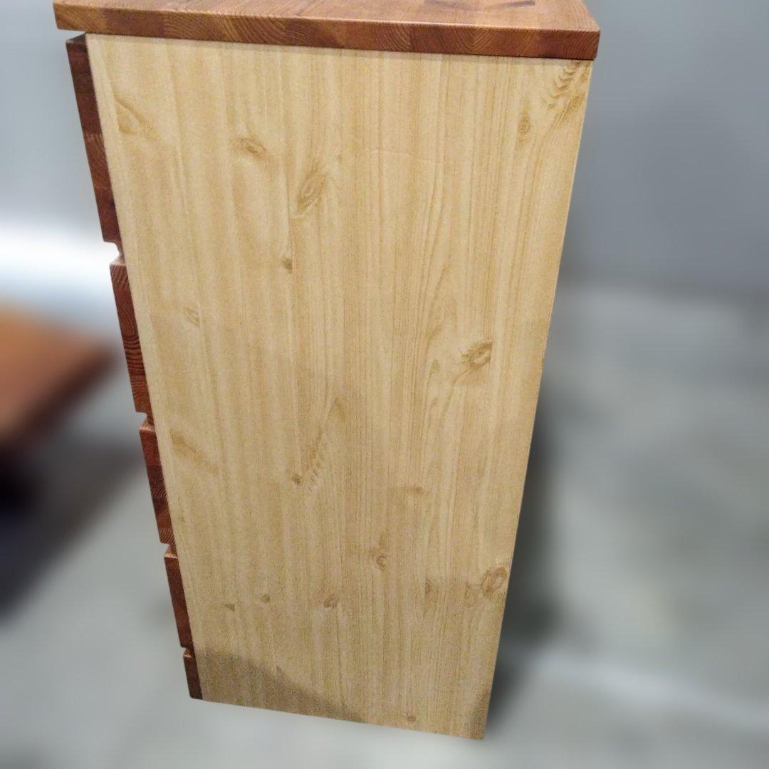 1-96 廃盤　無印良品 パイン材 チェスト 4段