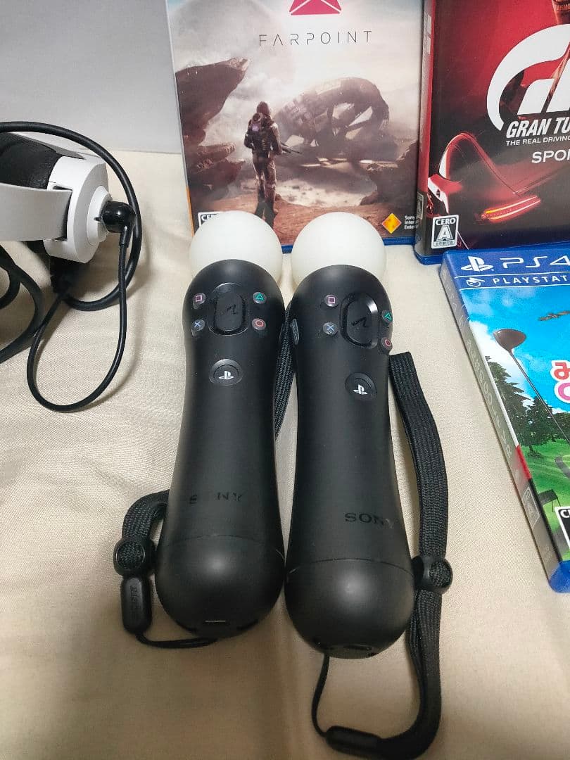 【動作確認済み・美品】プレイステーション VR ソフト コントローラー セット
