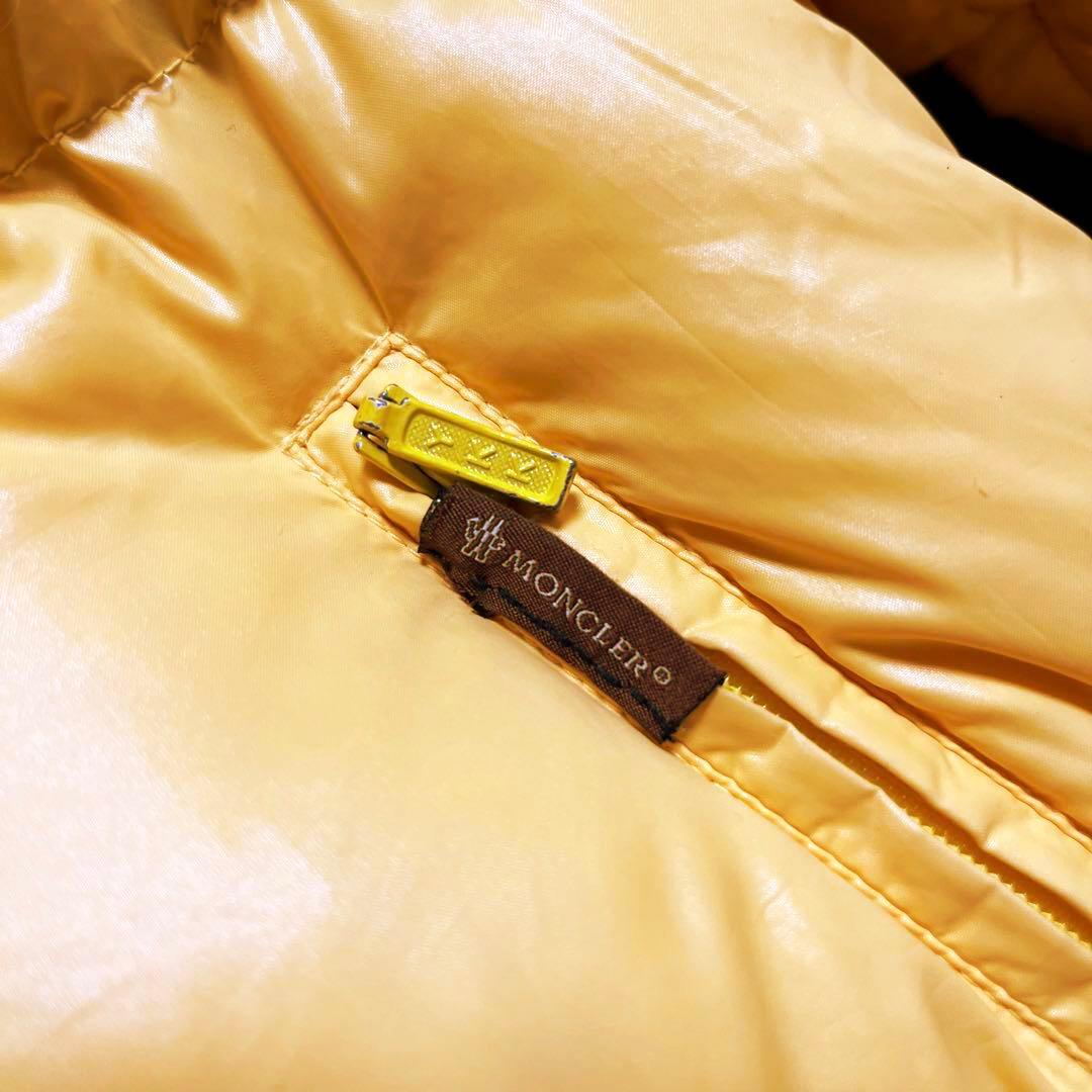 Moncler キッズ リバーシブルダウンジャケット 黄色x水色 日本製