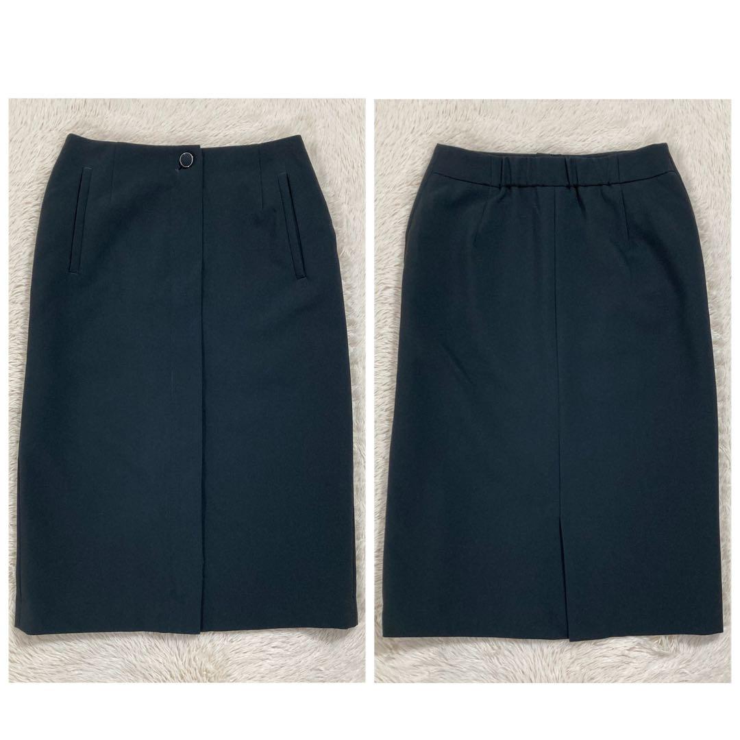 美品 グリーンレーベルリラクシング スーツセットアップ ジャケット スカート