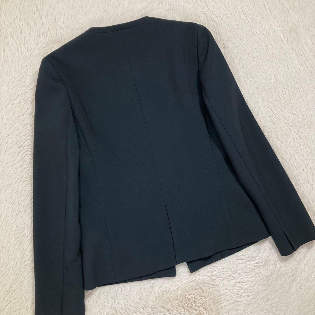 美品 グリーンレーベルリラクシング スーツセットアップ ジャケット スカート