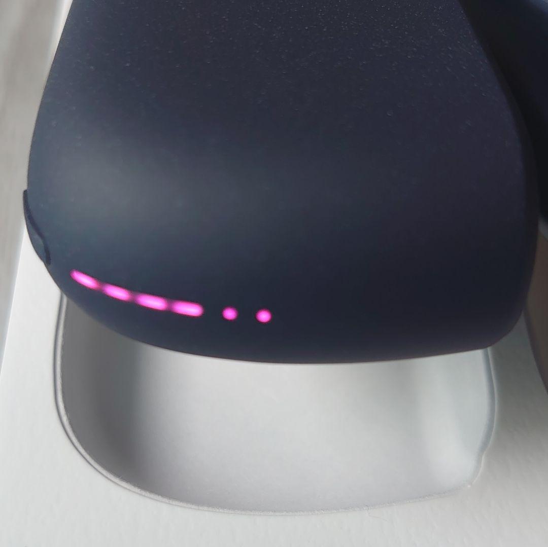 ★LEDカスタム アイコス イルマi ミッドナイトブラック×ピンク【未登録】