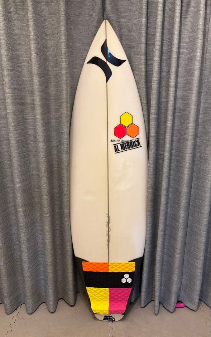 AL MERRICK ショートボード ホワイト 5.5