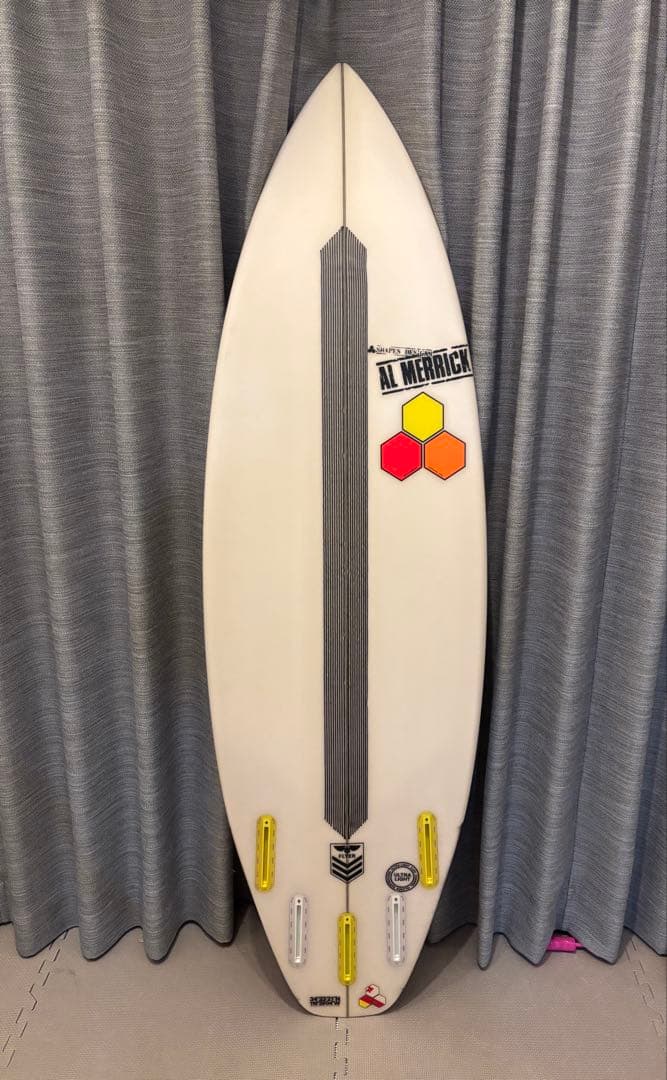 AL MERRICK ショートボード ホワイト 5.5