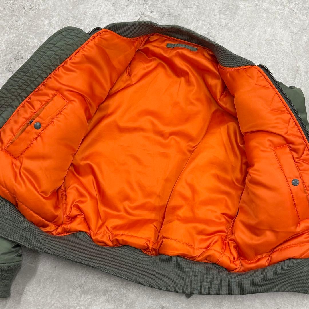 ◎AVIREX MA-1 フライトジャケット ボンバージャケット L カーキ